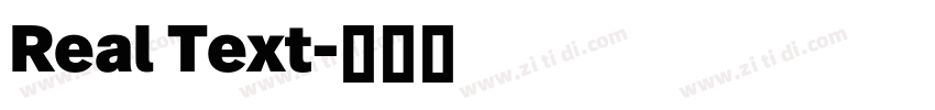 Real Text字体转换